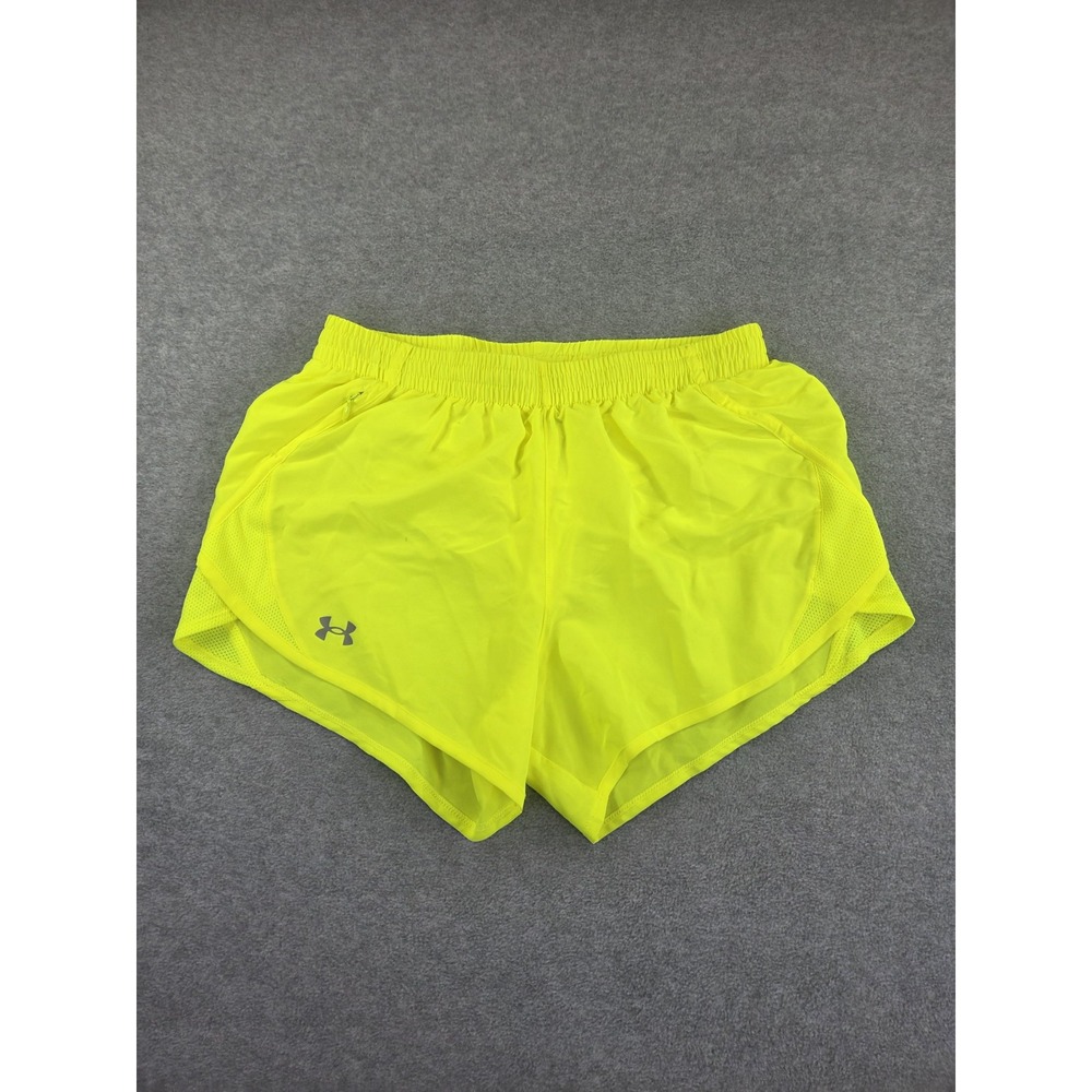 Under Armour Fly By Shorts Running Lightweight Safety Built In Brief Pocket 3.5